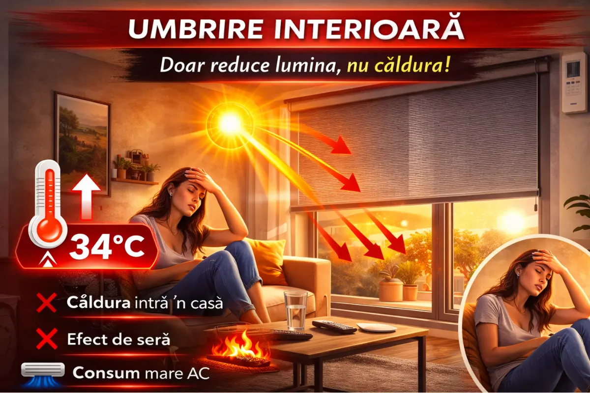 disconfort umbrire interioara