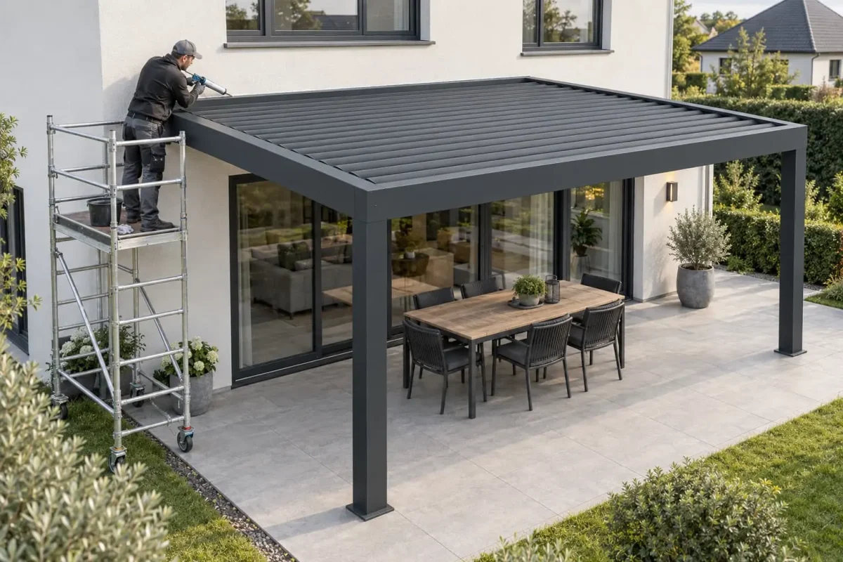 ghid etansare pergola bioclimatica